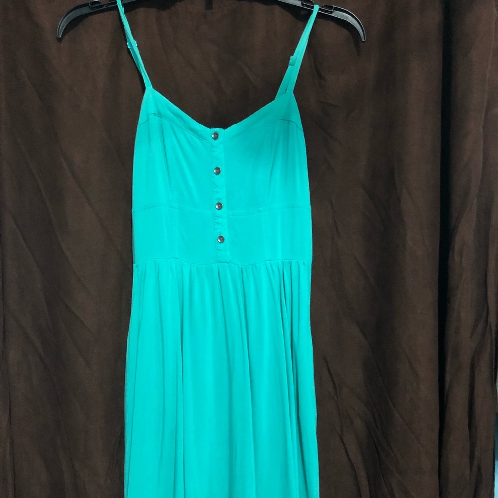 Express Blue/Green Dress women’s size XS